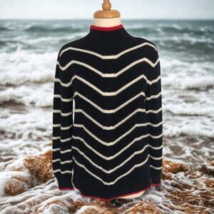 Crown & Ivy Red/Wh/Blue Sweater